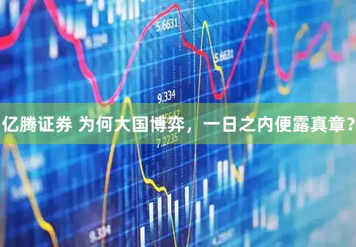 亿腾证券 为何大国博弈，一日之内便露真章？