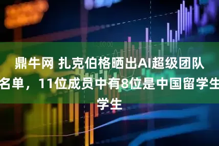 鼎牛网 扎克伯格晒出AI超级团队名单，11位成员中有8位是中国留学生
